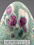 ruby, fuchsite