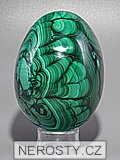 malachite, egg